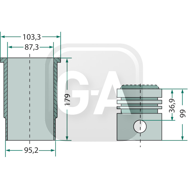 Kit cylindree tracteur McCormick